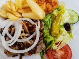 Greek food gyros photo