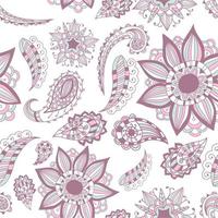 Beautiful floral patterns for postcard poster or print on fabric. vector