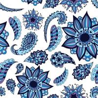 Beautiful floral patterns for postcard poster or print on fabric. vector