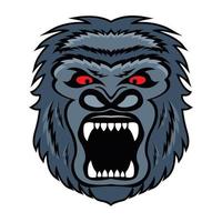 King Kong Face vector