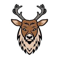 Stag Mascot and Face vector