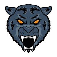Panther Face and Mascot vector