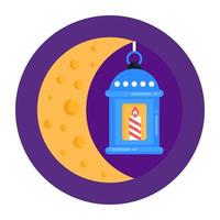 Ramadan Kareem and fasting vector