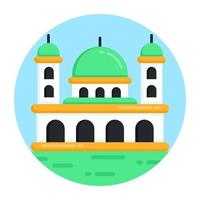 Mosque Architecture and Building vector