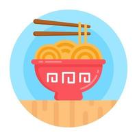 Noodles and Pasta vector