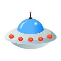 Flying Saucer and Spaceship vector