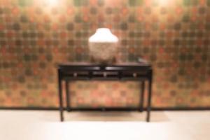 Abstract beautiful luxury blur hotel interior photo