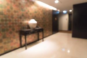 Abstract beautiful luxury blur hotel interior photo