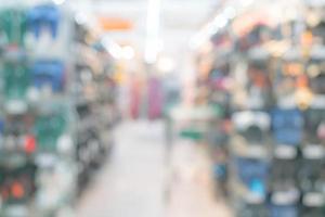 Abstract blur shopping mall and retail store interior photo