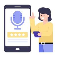 Mobile Recorder and Rating vector