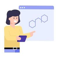 Online  Web Lecture vector