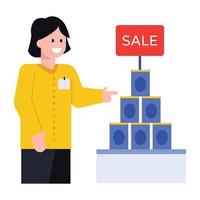 Shopping Sale and Discount vector