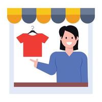 Online Clothes Buy vector