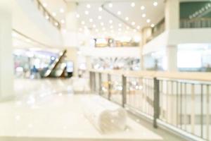 Abstract blur shopping mall and retail store for background photo