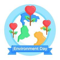 día Mundial del Medio Ambiente vector