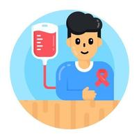 Cancer Patient  and donation vector