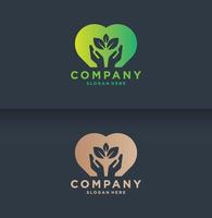 plantilla de logotipo natural vector