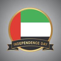 Arab Emirates Flag. Arab Emirates Independence Day vector