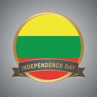 Lithuania Flag. Lithuania Independence Day vector