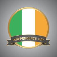 Ireland Flag. Ireland Independence Day vector