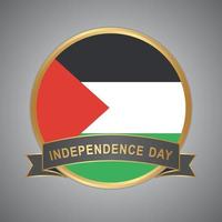 Palestine Flag. Palestine Independence Day vector