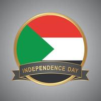 Sudan Flag. Sudan Independence Day vector