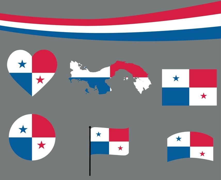 Panama Flag Vector Art, Icons, and Graphics for Free Download