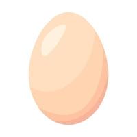 huevo aislado en blanco vector