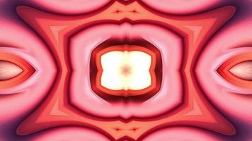 Loop pop art pastel color kaleidoscope sequence pattern video