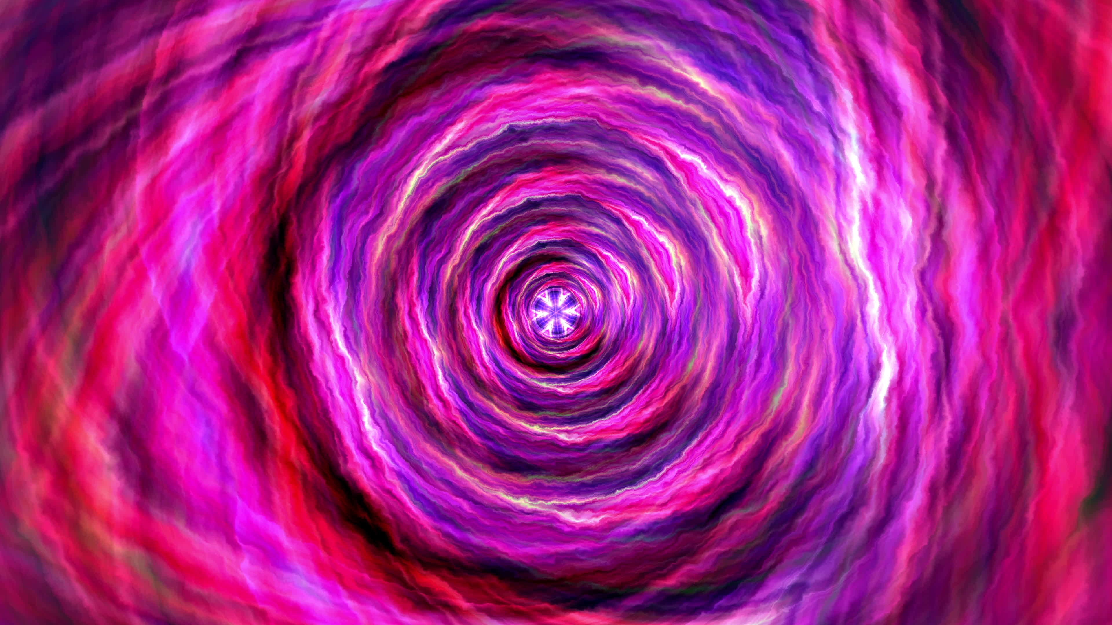 Pink purple psychedelic hypnotic vortex tunnel rotation loop 3135159