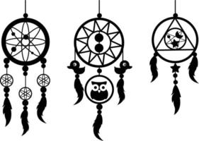 Indian dream catcher vector