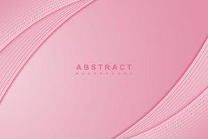 Abstract elegant pink wave design background vector