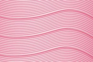 Fondo de color rosa degradado de corte de papel de onda dinámica abstracta moderna vector