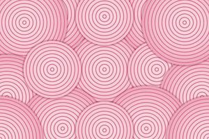 fondo rosa abstracto con capa circular vector