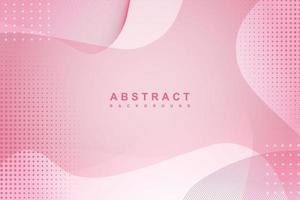 Liquid pink color background design. Fluid gradient composition vector