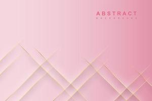 abstract gradient pink background with diagonal shadow paper cut vector