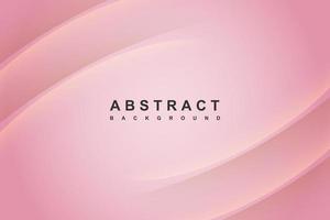 Abstract modern pink gradient background with wavy shadow decoration vector