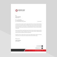 Elegant letterhead template design in minimalist style vector