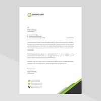 Elegant letterhead template design in minimalist style vector