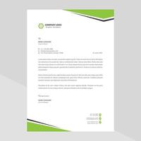 Elegant letterhead template design in minimalist style vector