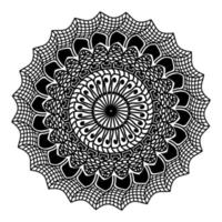 Mandala abstract vector pattern design of arabic style texture art