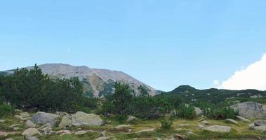 Landschaft der Berge in Bulgarien video