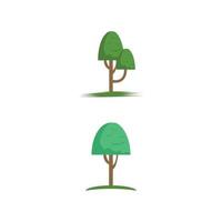 Cedar tree vector icon illustration design template