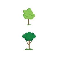 Cedar tree vector icon illustration design template