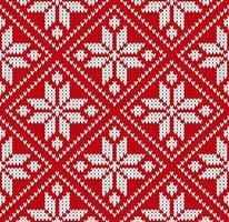 Knitted color squares seamless pattern vector illustration
