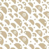 Beige and white Seamless repeat pattern vector