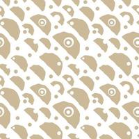 Beige and white Seamless repeat pattern vector