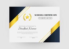 Creative modern certificate template design
