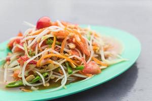 Spicy papaya salad - Som Tum - Thai food photo