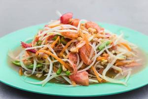 Spicy papaya salad - Som Tum - Thai food photo